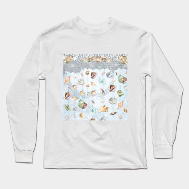 Sea Life Long Sleeve T-Shirt by Unicorno